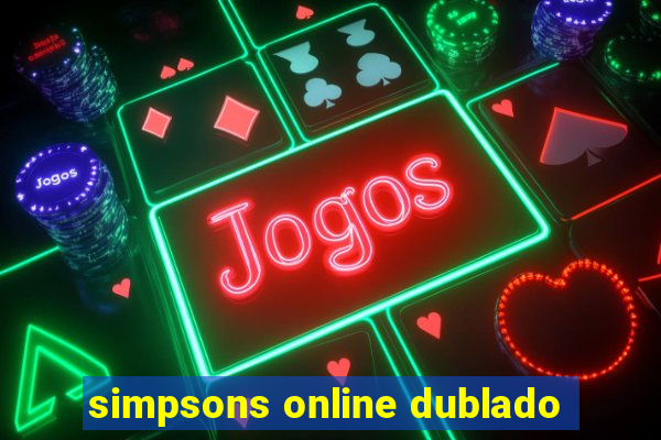 simpsons online dublado